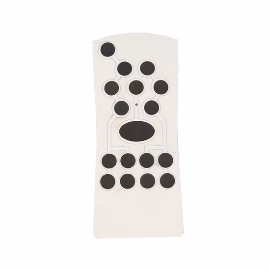 Superposition graphique d'autocollant de panneau de commutateur à membrane pour animaux de compagnie avec affichage