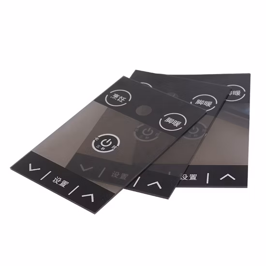 Commutateurs à écran tactile en acrylique Superposition graphique à membrane